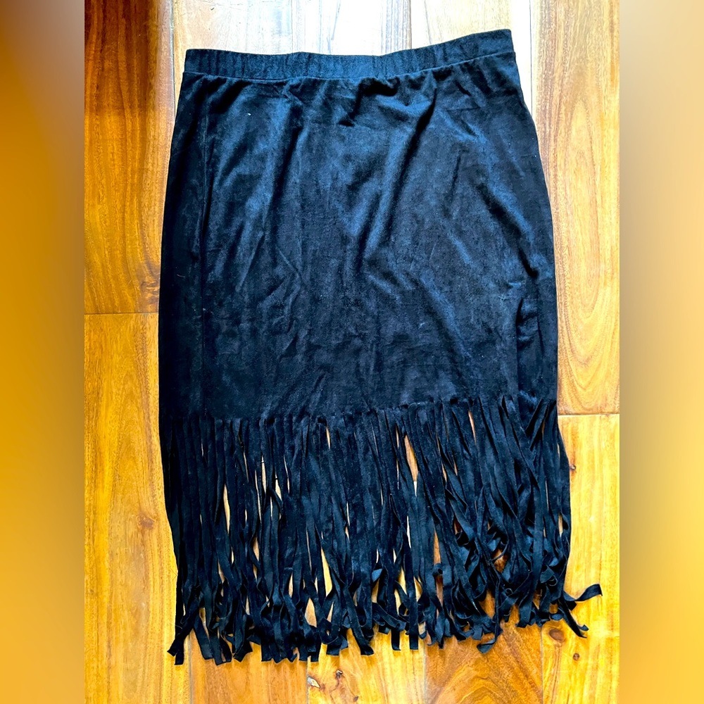Western style Fringe styled skirt